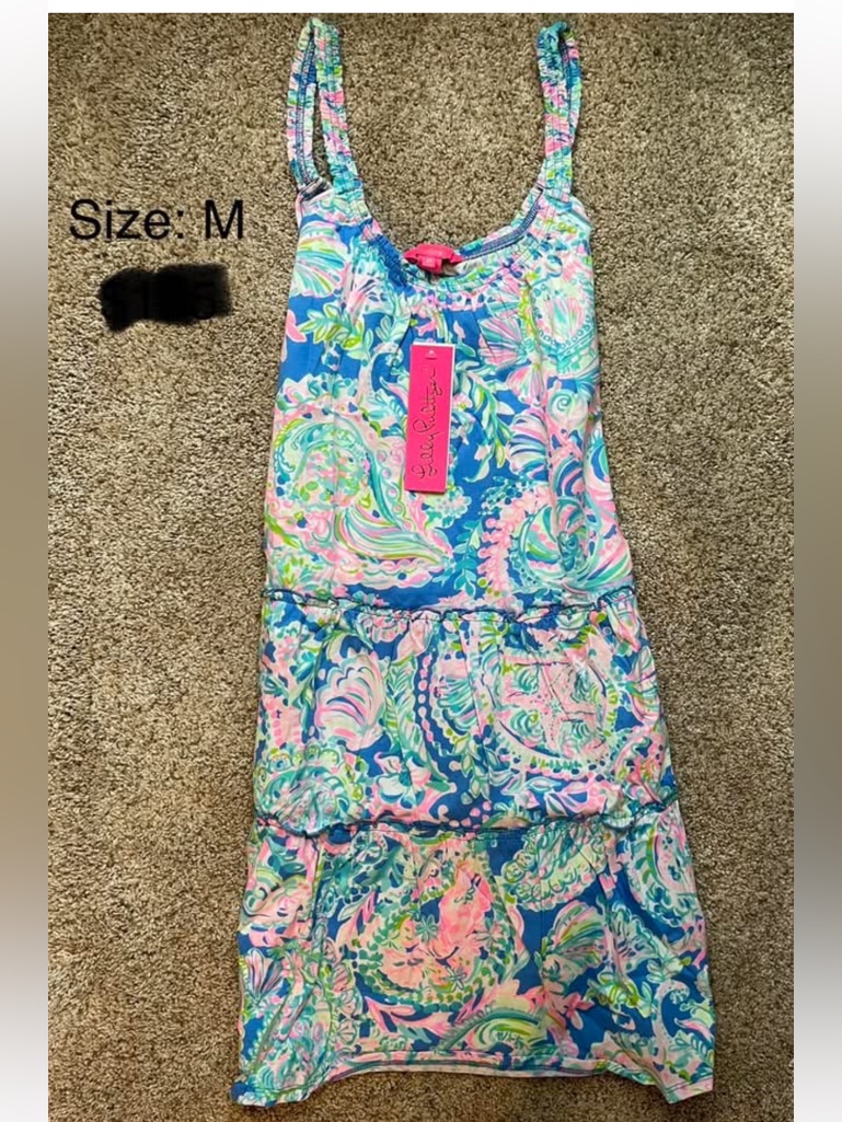 Lilly Pulitzer Loro Dress, Dream Team, Size M